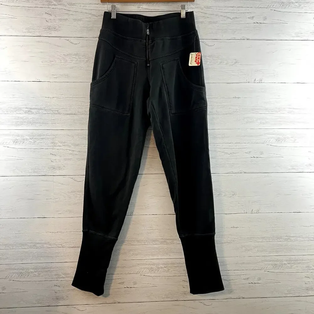 Free People NWT On the Road Dark Gray Jogger Pants Size S